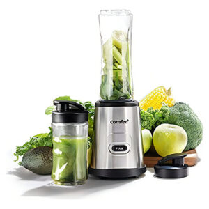 Licuadora Personal Compacta Comfee' 300w Cuchillas De 4