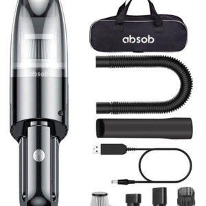 Aspiradora Portátil Con Succión Potente Para Auto Y Hogar