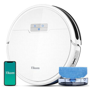 Combo De Aspiradora Y Trapeador 2 En 1, Succión Fuerte De 45