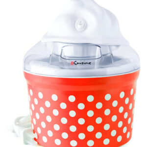 Euro Cuisine Máquina Para Hacer Helados, Sorbetes Y Yogur . Color Rojo
