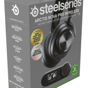 Auriculares Inalámbricos Steelseries Arctis Nova Pro Para Xbox Color Black