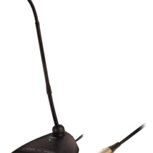 Micrófono Condensador Cuello De Ganso Shure Mx412d/s C/ Base Color Negro