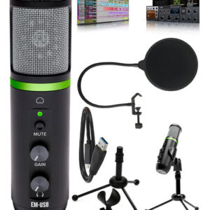 Mackie Micrófono Condensador Usb Serie Element Em-usb Neg. Color Negro