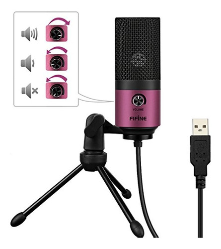 Microfono Usb, Fifine Microfono De Grabacion De Condensador - Imagen 3