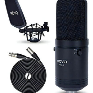 Movo Vsm-5 Micrófono De Condensador Cardioide De Estudio Xlr