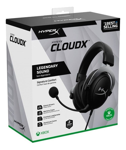 Audífonos Gamer Inalámbricos Hyperx Cloudx Hsc2-cg Negro - Imagen 6