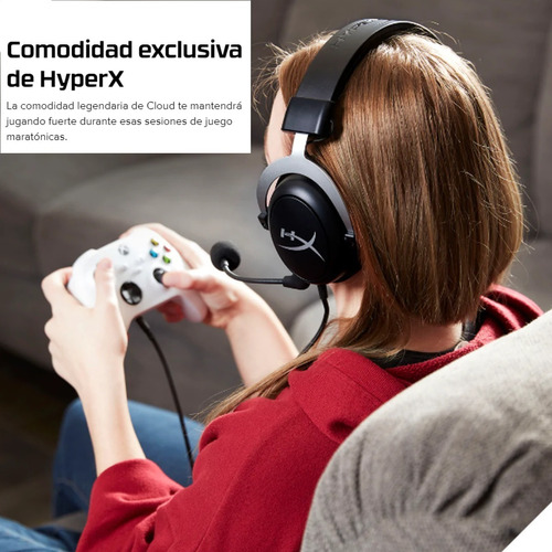Audífonos Gamer Inalámbricos Hyperx Cloudx Hsc2-cg Negro - Imagen 9