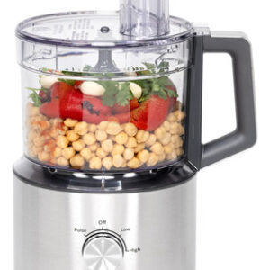 Ge Procesador De Alimentos | 12 Tazas | Completo Con 3 Tubo. Color Acero Inoxidable