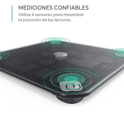 Báscula Digital Eufy Smart Scale C1 Negra, Hasta 180 Kg - Imagen 6