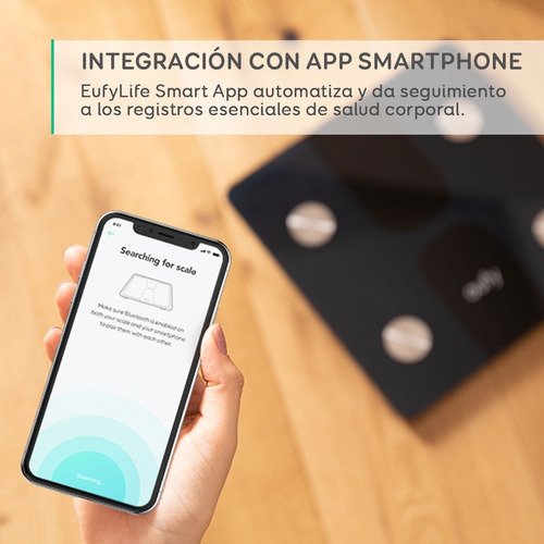 Báscula Digital Eufy Smart Scale C1 Negra, Hasta 180 Kg - Imagen 9