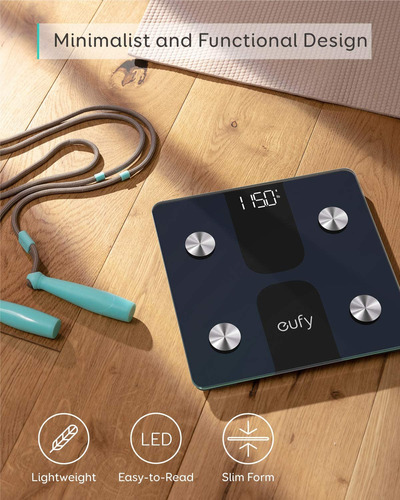 Báscula Digital Eufy Smart Scale C1 Negra, Hasta 180 Kg - Imagen 12