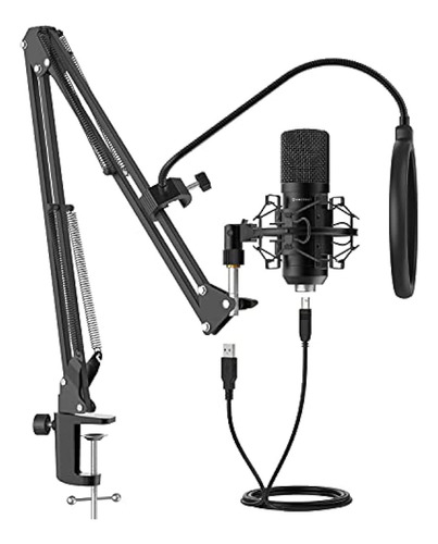 Amcrest Microfono Usb Para Grabaciones De Voz, Podcasts, Jue