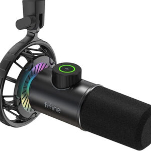 Micrófono Fifine K658 Black Dinámico Color Negro