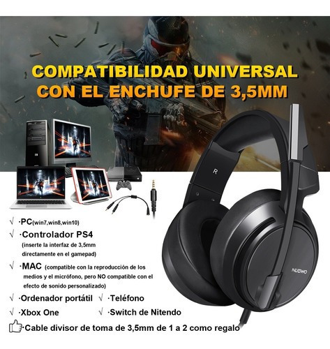 Audífonos Gamer Nubwo N12 - Imagen 3