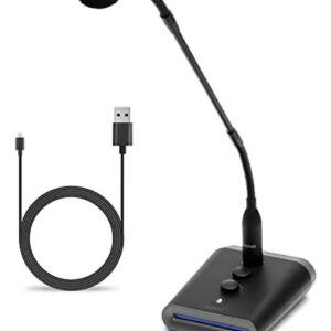 Movo Gm-7 Micrófono De Cuello De Ganso Profesional De 18 Pul