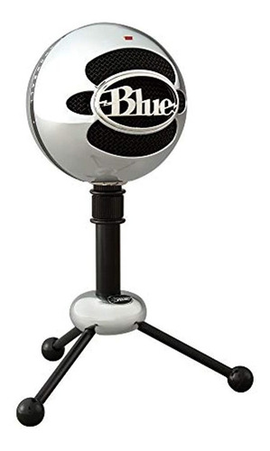 Micrófono Usb De La Marca Blue, Modelo Snowball, Aluminio . Color Brushed Aluminum