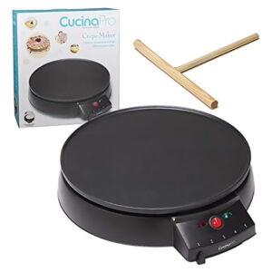 Crepera Y Plancha Antiadherente De 12 - Sartén Eléctrica Pa