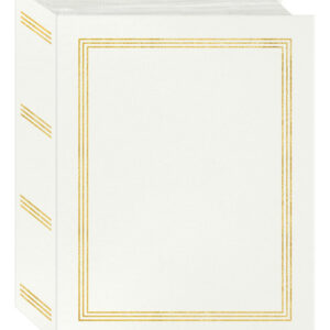 Album De Fotos Pioneer Photo Albums A4-100/w A4-100/w Color Blanco Con Diseño Oro