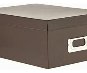 Pioneer Photo Albums B-1s Photo Storage Box, Dark Brown Color Marrón Oscuro Liso