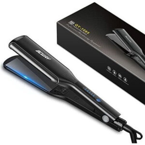 Plancha De Pelo Profesional Bcway, Plancha De Titanio Color Bright Black