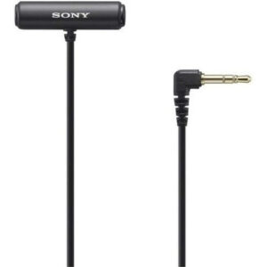 Micrófono Sony Ecm-lv1 Dinámico Omnidireccional Color Negro