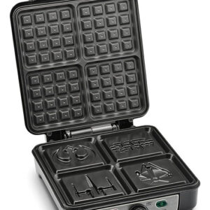 Star Wars Lsw-281cn 4-waflera, 4 Rebanadas, Negro Color Black 220v