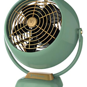 Ventilador Retro Vornado Vfan Jr. Vintage, Verde Cantidad De Aspas 5 Color De Las Aspas Negro Diámetro 29 Cm Frecuencia No Material De Las Aspas Metal