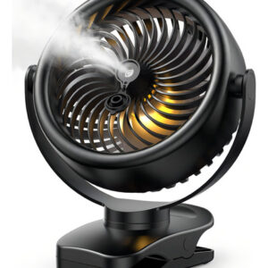 Tyzu Ventilador Portátil De 7 Pulgadas, Ventilador De Nebu