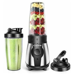 Batidora Bullet Portátil Personal Icucina De 300 Vatios Para Color Negro Thimax