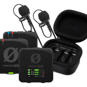 Micrófono Rode Wireless Pro Lapela Para Cámara De Pc Móvil Color Negro