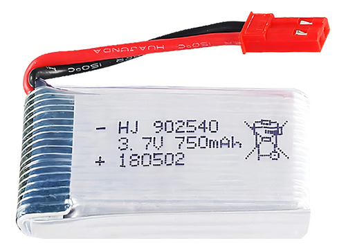 2 Piezas 3.7v 750mah 25c 902540 Batería Lipo Recargable Con - Imagen 3