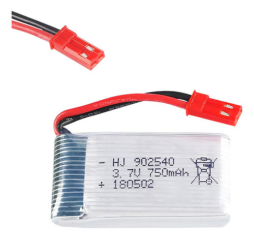 2 Piezas 3.7v 750mah 25c 902540 Batería Lipo Recargable Con - Imagen 4