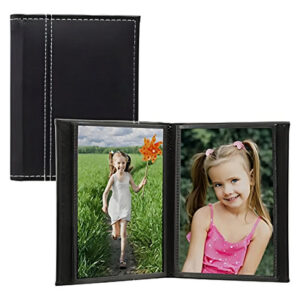 Álbum De Fotos Negro 4x6 Con Costuras Blancas - Contiene 24