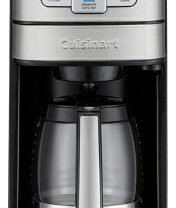 Cafetera Automática 12 Tazas / Ajuste De 1-4 Tazas Cuisinart Color Negro/plateado 120v
