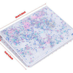 Mini Álbum De Fotos, Cuentas De Arenas Movedizas, 64 Bolsillos Mini Álbum De Fotos De 3 Pulgadas Para La Cámara Instax(azul)