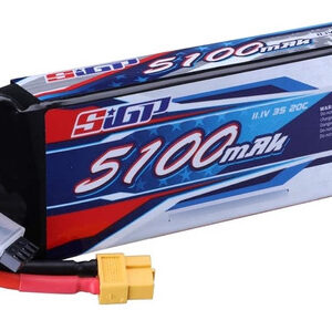 Todavía No Sigp 3s 11.1v Lipo Batería 5100mah 20c Con Enchu