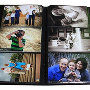 Portfolio Photo Album Tiene 500 Imágenes 4x6 Space Saver C