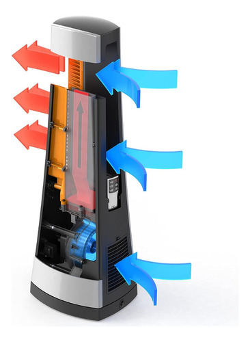 Lasko Calentador Calefactor De Cerámica Oscilante Sin Aspas - Imagen 6