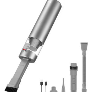 Brigii Aspiradora De Hendidura, Aspiradora De Mano Y Plumer. Color Gris