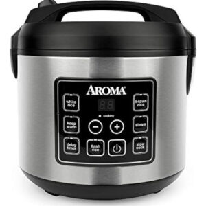 Aroma Housewares 20 Tazas Cocidas (10 Tazas Sin Cocer) Olla