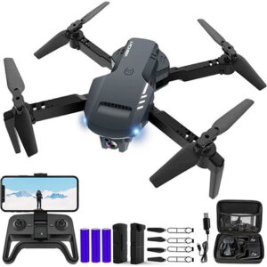 Radclo Mini Drone Con Cámara - 1080p Hd Fpv Drone Plegable C Color Black