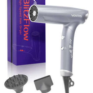 Secador De Pelo Ionico Ventris Con Difusor Magnetico, Secado