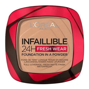 Base De Maquillaje En Polvo L'oréal Paris Infaillible 24h Fresh Wear Polvo Compacto Tono 190 Beige Sand - 9ml 9g