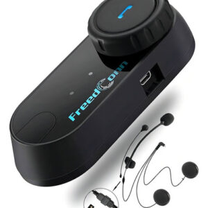 Casco De Motocicleta Auriculares Bluetooth, T Vb Con Músi