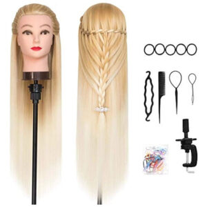 Dansee 28 Cabeza De Maniquí Cabello Sintético Peluquería Ma