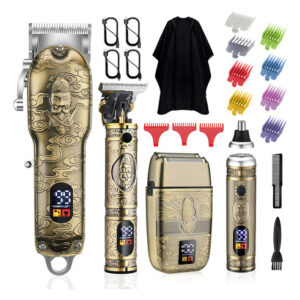 Recortador De Barba Para Pelo De Nariz Para Hombres, Juego D