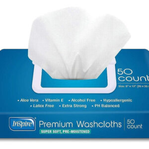 Inspire Adult Wet Wipes, Adult Wash Cloths, Adult Wipes For