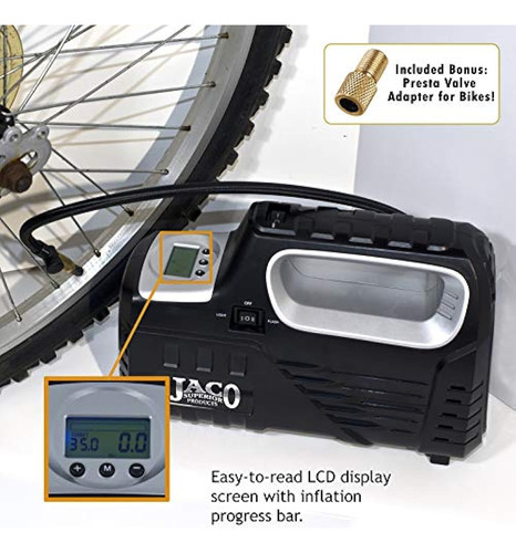 Inflador Digital De Neumáticos Jaco Smartpro 2.0 Ac / Dc - B