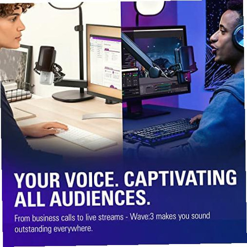 Elgato Wave:3 White Premium Studio Quality Usb Condenser - Imagen 8