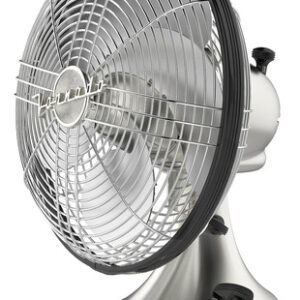 Vornado Silver Swan - Ventilador Oscilante Vintage, Níquel